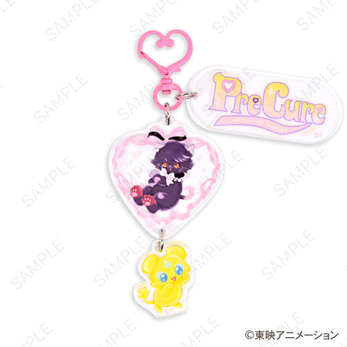『ふたりはプリキュア』Ms LUTRAコラボ アクリルキーホルダー キュアブラック